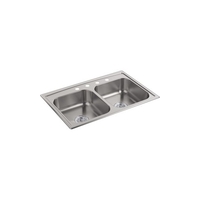 Double Bowl Kitchen Sink 33'' x 22'' x 6'' Double Bowl Kitchen Sink 33'' x 22'' x 6''