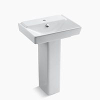 Pedestal Bathroom Sink 23-5/8'' x 18-5/16'' x 35-1/2'' Pedestal Bathroom Sink 23-5/8'' x 18-5/16'' x 35-1/2''