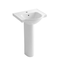 Pedestal Bathroom Sink 21'' x 18-1/4'' x 35-1/2'' Pedestal Bathroom Sink 21'' x 18-1/4'' x 35-1/2''