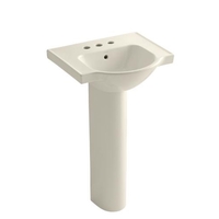 Pedestal Bathroom Sink 21'' x 18-1/4'' x 35-1/2'' Pedestal Bathroom Sink 21'' x 18-1/4'' x 35-1/2''