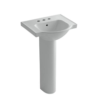 Pedestal Bathroom Sink 21'' x 18-1/4'' x 35-1/2'' Pedestal Bathroom Sink 21'' x 18-1/4'' x 35-1/2''