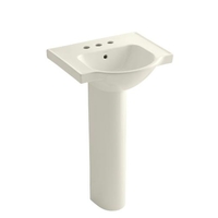 Pedestal Bathroom Sink 21'' x 18-1/4'' x 35-1/2'' Pedestal Bathroom Sink 21'' x 18-1/4'' x 35-1/2''