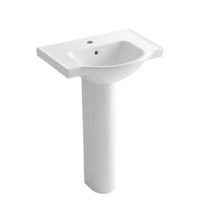 Pedestal Bathroom Sink 24'' x 18-1/4'' x 35-1/2'' Pedestal Bathroom Sink 24'' x 18-1/4'' x 35-1/2''