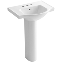Pedestal Bathroom Sink 24'' x 18-1/4'' x 35-1/2'' Pedestal Bathroom Sink 24'' x 18-1/4'' x 35-1/2''