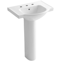 Pedestal Bathroom Sink 24'' x 18-1/4'' x 35-1/2'' Pedestal Bathroom Sink 24'' x 18-1/4'' x 35-1/2''