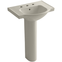 Pedestal Bathroom Sink 24'' x 18-1/4'' x 35-1/2'' Pedestal Bathroom Sink 24'' x 18-1/4'' x 35-1/2''