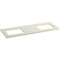 Bathroom Vanity Top 61-5/8'' x 22-13/16'' x 1-1/4'' Bathroom Vanity Top 61-5/8'' x 22-13/16'' x 1-1/4''