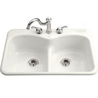 Double Bowl Kitchen Sink 33'' x 22'' x 9-3/4'' Double Bowl Kitchen Sink 33'' x 22'' x 9-3/4''