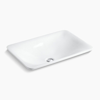 Vessel Style Bathroom Sink 21-1/8'' x 14-9/16'' x 6-1/8'' Vessel Style Bathroom Sink 21-1/8'' x 14-9/16'' x 6-1/8''