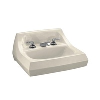 Wall Hung Bathroom Sink 21-1/4 x 18-1/8 x 12-1/4 Wall Hung Bathroom Sink 21-1/4 x 18-1/8 x 12-1/4
