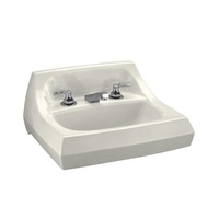 Wall Hung Bathroom Sink 21-1/4 x 18-1/8 x 12-1/4 Wall Hung Bathroom Sink 21-1/4 x 18-1/8 x 12-1/4