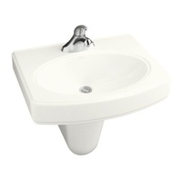 Wall Hung Bathroom Sink 22 x 18 x 7-1/2 Wall Hung Bathroom Sink 22 x 18 x 7-1/2