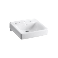 Wall Hung Bathroom Sink 20 x 18 x 7 Wall Hung Bathroom Sink 20 x 18 x 7