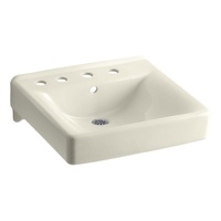 Wall Hung Bathroom Sink 20 x 18 x 7 Wall Hung Bathroom Sink 20 x 18 x 7