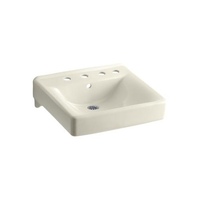 Wall Hung Bathroom Sink 20 x 18 x 7 Wall Hung Bathroom Sink 20 x 18 x 7