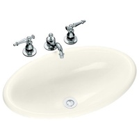 Self-Rimming Bathroom Sink 24 x 15 x 8-1/4 Self-Rimming Bathroom Sink 24 x 15 x 8-1/4