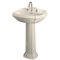 Pedestal Bathroom Sink 36-1/2'' x 27'' x 19-3/8'' Pedestal Bathroom Sink 36-1/2'' x 27'' x 19-3/8''
