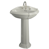 Pedestal Bathroom Sink 36-1/2'' x 27'' x 19-3/8'' Pedestal Bathroom Sink 36-1/2'' x 27'' x 19-3/8''