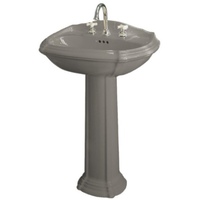Pedestal Bathroom Sink 36-1/2'' x 27'' x 19-3/8'' Pedestal Bathroom Sink 36-1/2'' x 27'' x 19-3/8''