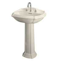 Pedestal Bathroom Sink 36-1/2'' x 27'' x 19-3/8'' Pedestal Bathroom Sink 36-1/2'' x 27'' x 19-3/8''