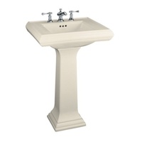 Pedestal Bathroom Sink 24 x 19-3/4 x 34-3/8 Pedestal Bathroom Sink 24 x 19-3/4 x 34-3/8