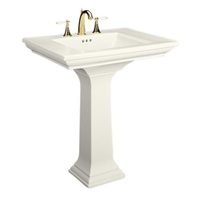 Pedestal Bathroom Sink 30 x 21-3/4 x 34-3/4 Pedestal Bathroom Sink 30 x 21-3/4 x 34-3/4