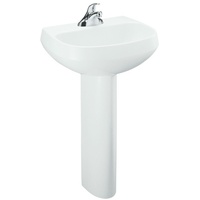 Pedestal Bathroom Sink 22-1/4 x 18-1/4 x 34-7/8 Pedestal Bathroom Sink 22-1/4 x 18-1/4 x 34-7/8