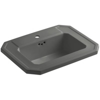 Self-Rimming Bathroom Sink 24 x 19 x 7-7/8 Self-Rimming Bathroom Sink 24 x 19 x 7-7/8