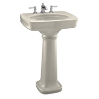 Pedestal Bathroom Sink 24 x 21 x 35-1/4 Pedestal Bathroom Sink 24 x 21 x 35-1/4