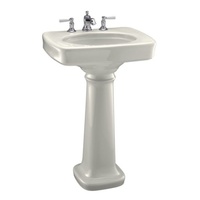 Pedestal Bathroom Sink 24 x 21 x 35-1/4 Pedestal Bathroom Sink 24 x 21 x 35-1/4