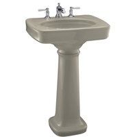 Pedestal Bathroom Sink 24 x 21 x 35-1/4 Pedestal Bathroom Sink 24 x 21 x 35-1/4