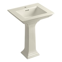 Pedestal Bathroom Sink 24-1/2 x 20-1/2 x 34-3/4 Pedestal Bathroom Sink 24-1/2 x 20-1/2 x 34-3/4
