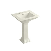 Pedestal Bathroom Sink 24-1/2 x 20-1/2 x 34-3/4 Pedestal Bathroom Sink 24-1/2 x 20-1/2 x 34-3/4