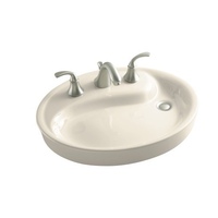 Vessel Style Bathroom Sink 21-5/16 x 18-1/16 x 4-1/8 Vessel Style Bathroom Sink 21-5/16 x 18-1/16 x 4-1/8