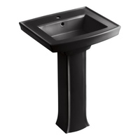 Pedestal Bathroom Sink 23-15/16 x 20-7/16 x 35-1/4 Pedestal Bathroom Sink 23-15/16 x 20-7/16 x 35-1/4