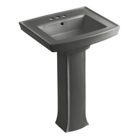 Pedestal Bathroom Sink 23-15/16 x 20-7/16 x 35-1/4 Pedestal Bathroom Sink 23-15/16 x 20-7/16 x 35-1/4