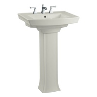 Pedestal Bathroom Sink 23-15/16 x 20-7/16 x 35-1/4 Pedestal Bathroom Sink 23-15/16 x 20-7/16 x 35-1/4