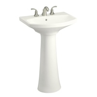 Pedestal Bathroom Sink 22-3/4 x 18-7/8 x 34-1/2 Pedestal Bathroom Sink 22-3/4 x 18-7/8 x 34-1/2