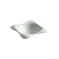 Vessel Style Bathroom Sink 17-1/2 x 17-1/2 x 6-3/4 Vessel Style Bathroom Sink 17-1/2 x 17-1/2 x 6-3/4