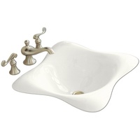 Self-Rimming Bathroom Sink 17-1/2 x 17-1/2 x 6-3/4 Self-Rimming Bathroom Sink 17-1/2 x 17-1/2 x 6-3/4