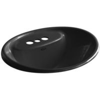 Self-Rimming Bathroom Sink 20 x 17 x 9-5/16 Self-Rimming Bathroom Sink 20 x 17 x 9-5/16