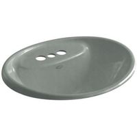 Self-Rimming Bathroom Sink 20 x 17 x 9-5/16 Self-Rimming Bathroom Sink 20 x 17 x 9-5/16