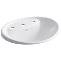 Self-Rimming Bathroom Sink 20 x 17 x 9-5/16 Self-Rimming Bathroom Sink 20 x 17 x 9-5/16