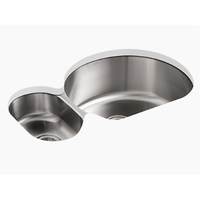 Double Bowl Kitchen Sink 32-1/2'' x 19'' Double Bowl Kitchen Sink 32-1/2'' x 19''