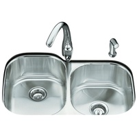 Double Bowl Kitchen Sink 31'' x 20-1/8'' x 7-5/8'' Double Bowl Kitchen Sink 31'' x 20-1/8'' x 7-5/8''