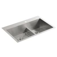 Double Bowl Kitchen Sink 33'' x 22'' x 9-5/16'' Double Bowl Kitchen Sink 33'' x 22'' x 9-5/16''