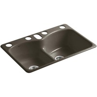 Double Bowl Kitchen Sink 33'' x 22'' x 9-3/4'' Double Bowl Kitchen Sink 33'' x 22'' x 9-3/4''