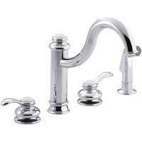 Two Handle Kitchen Faucet 4 Hole Two Handle Kitchen Faucet 4 Hole