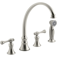 Two Handle Kitchen Faucet 4 Hole Two Handle Kitchen Faucet 4 Hole