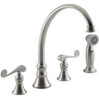 Two Handle Kitchen Faucet 4 Hole Two Handle Kitchen Faucet 4 Hole